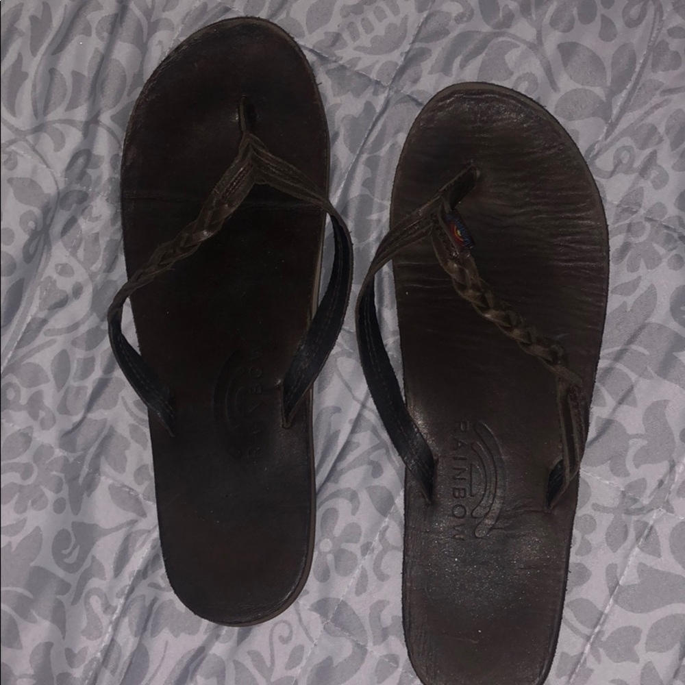 Ladies Rainbow Flipflops